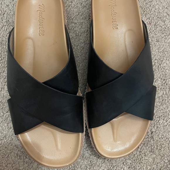 Madewell Dayna Lugsole Slide Sandal in Leather black - Picture 5 of 10